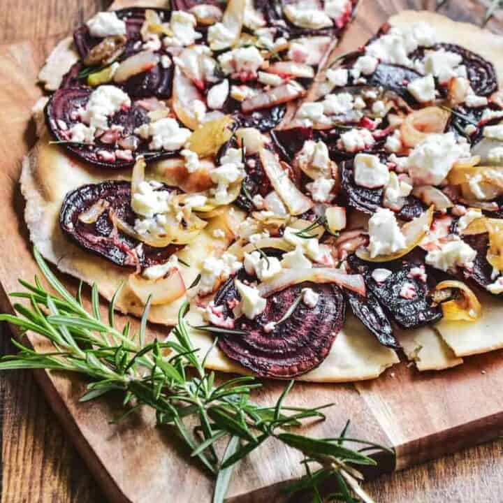 Roasted Beetroot Pizza
