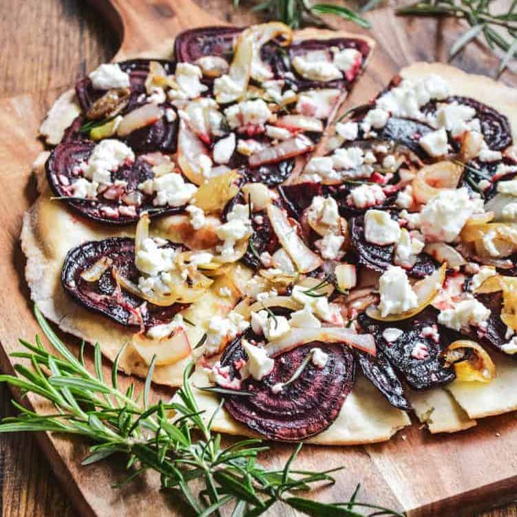 Roasted Beetroot Pizza