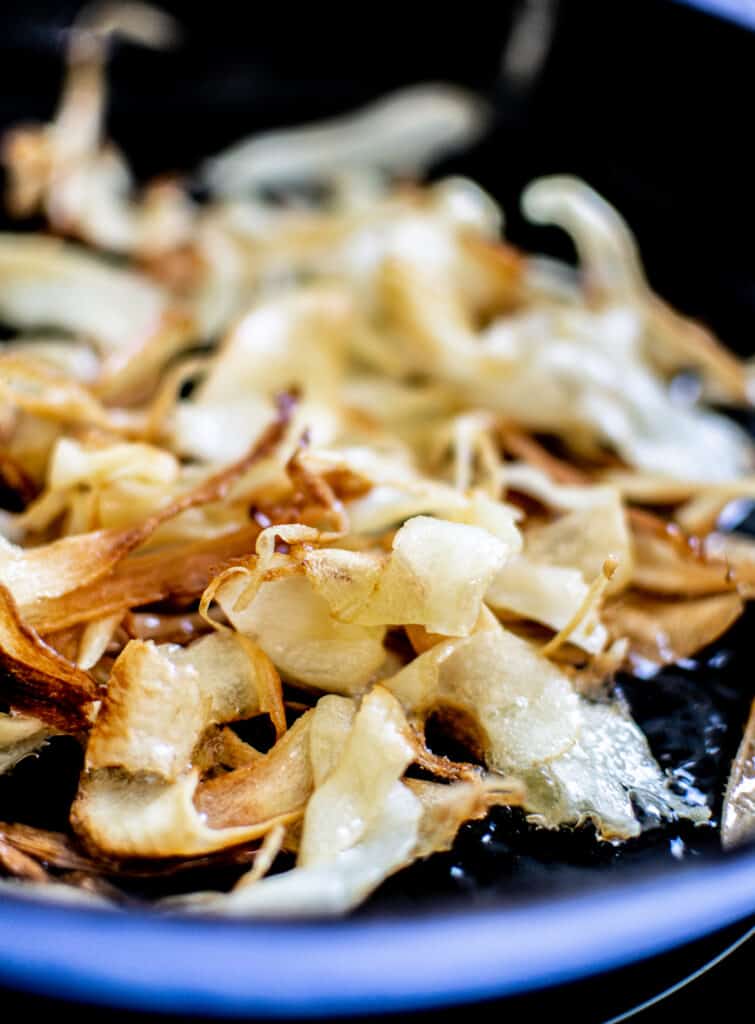 fried parsnip chips 