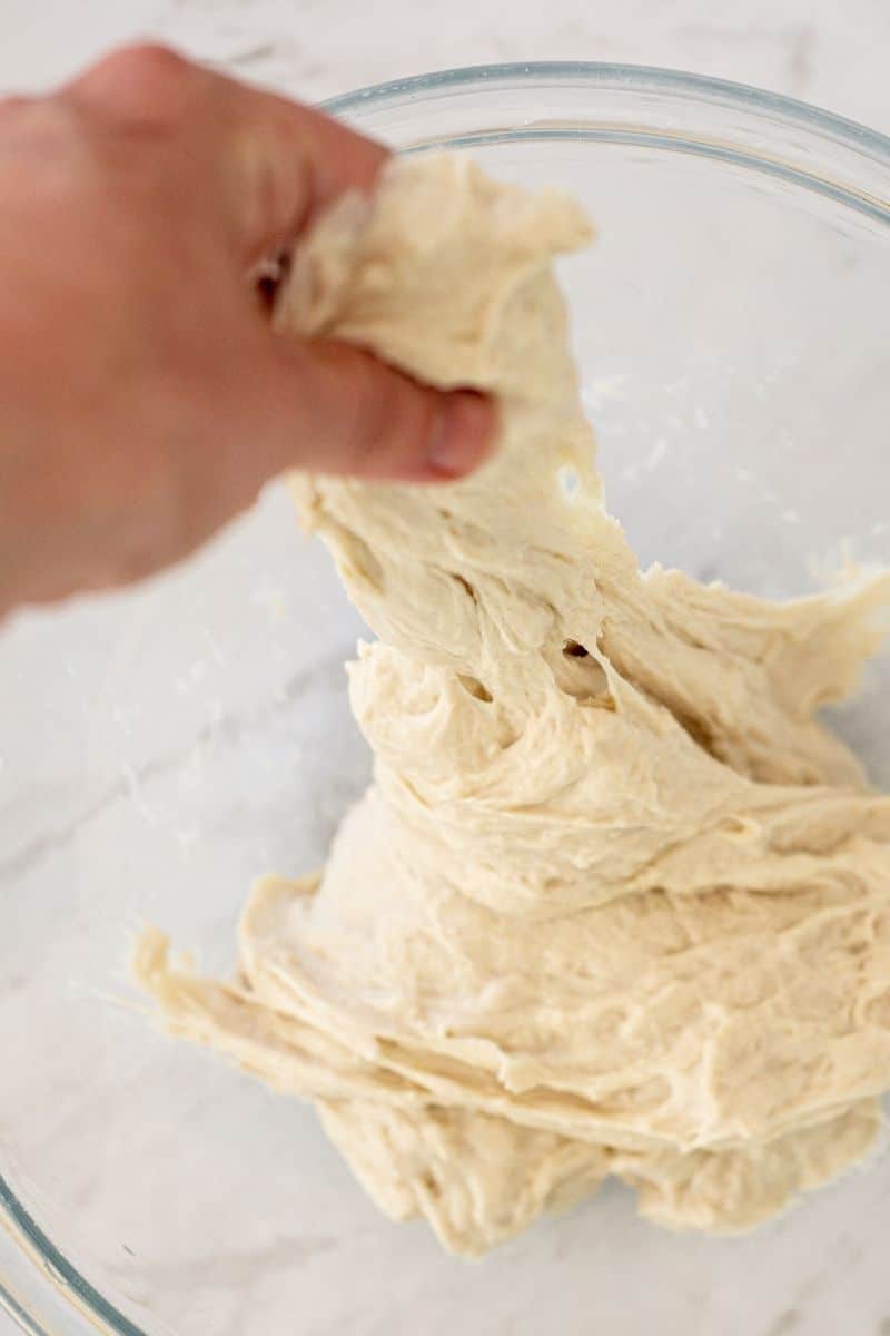 sourdough foaccia dough