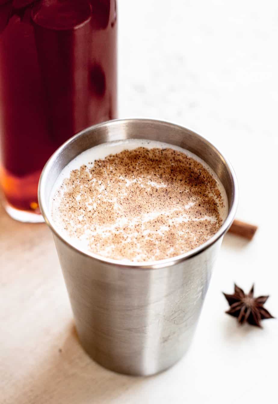 Easy Warm Apple Chai Latte