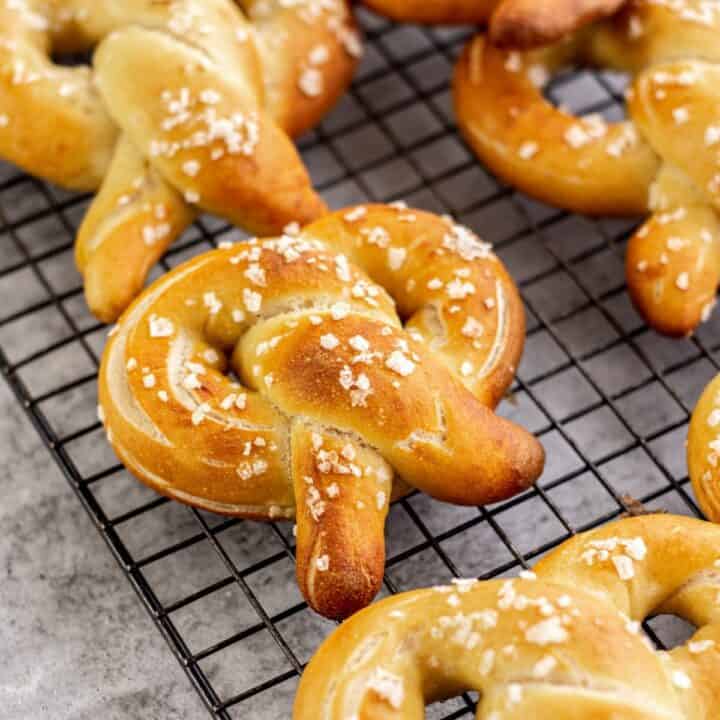 sourdough pretzels.