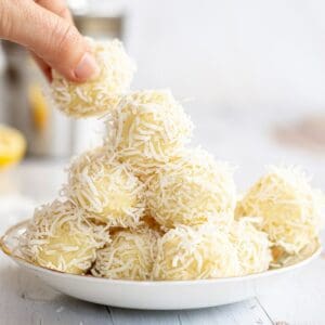 white chocolate truffles