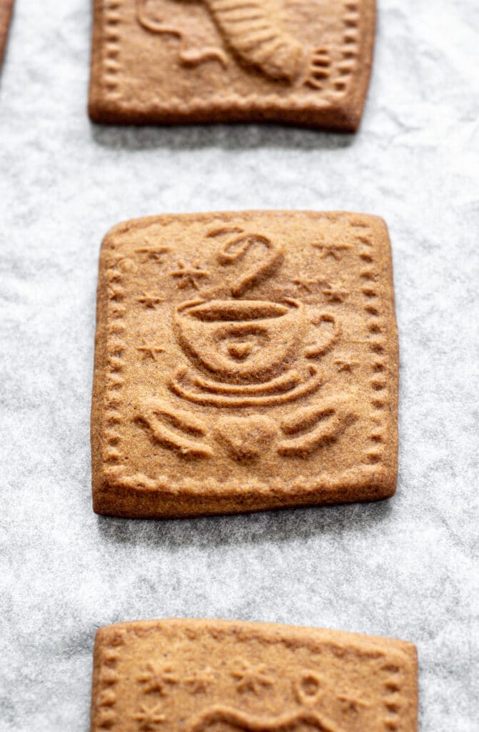 embossed biscuits