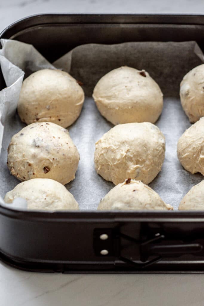 unrisen dough balls