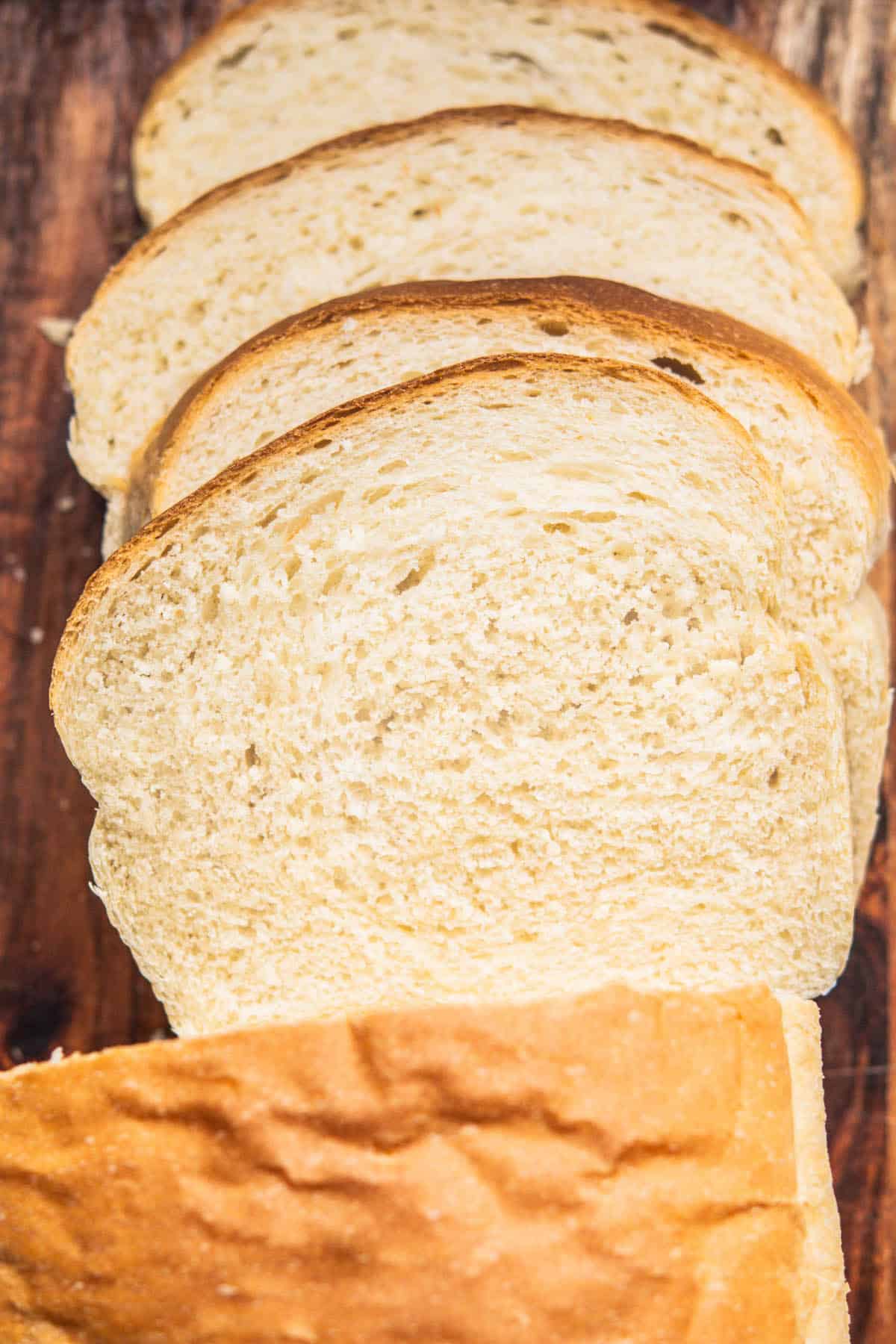 sliced sourdough sandwich bread
